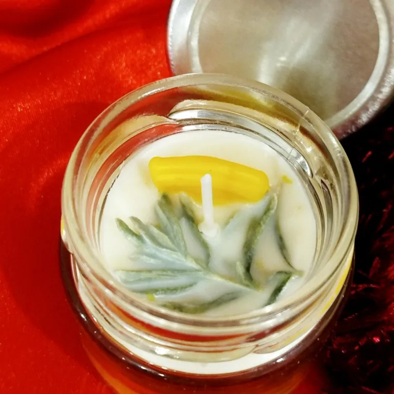 Свечи соевые кокосовые контейнерные