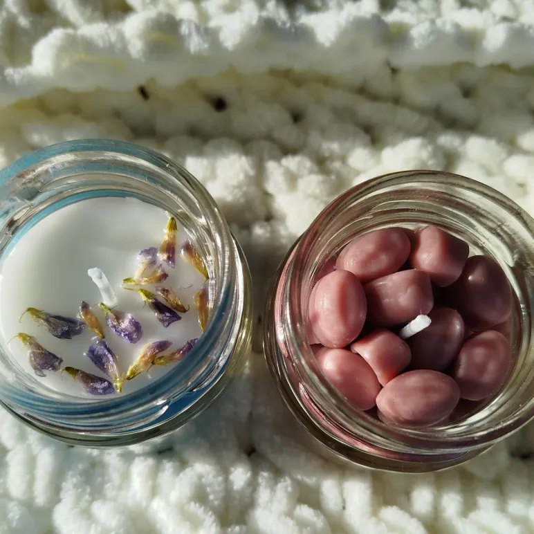 Свечи соевые кокосовые контейнерные