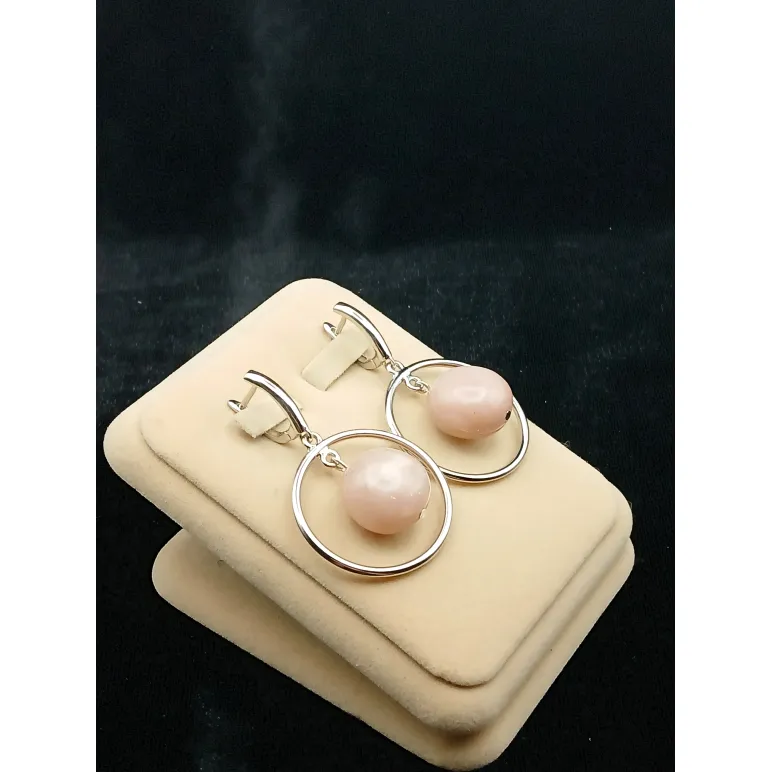 Серьги с солнечным камнем Андезин