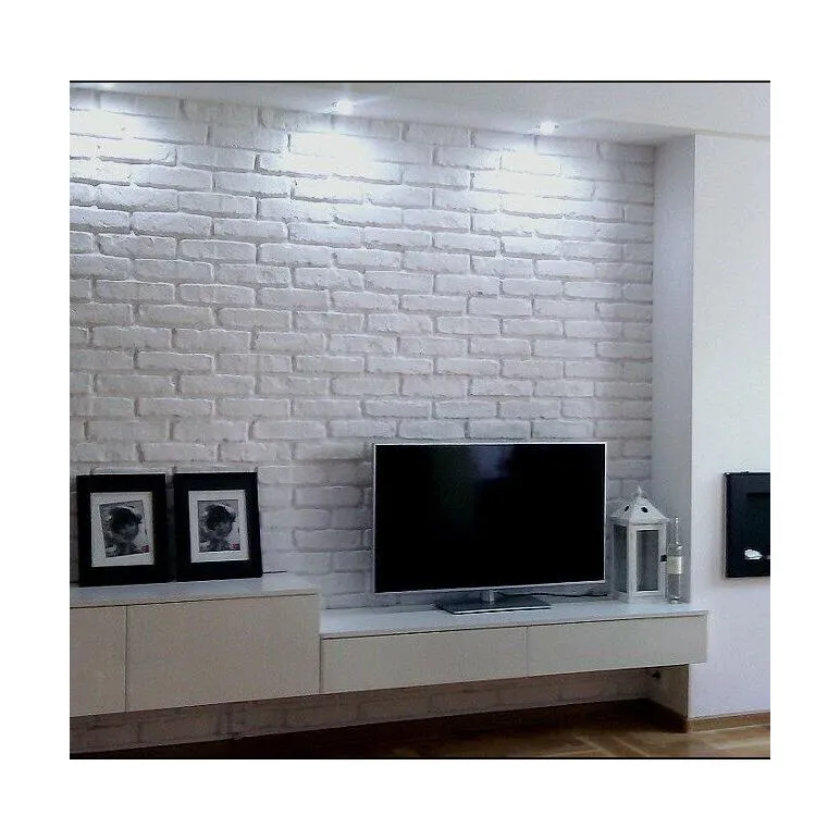 Декоративный кирпич "Белый лофт"