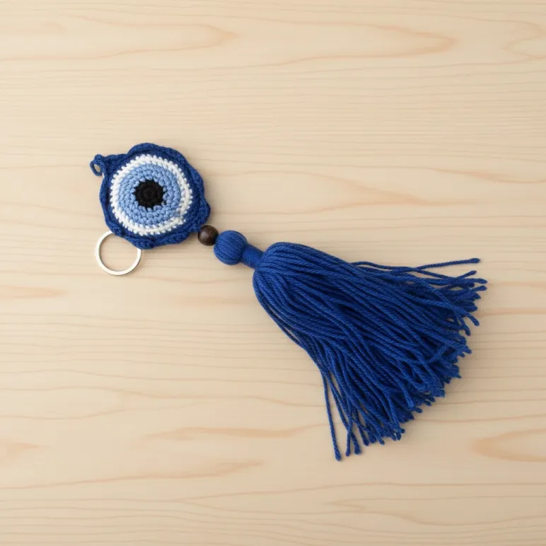 Брелок Глаз крючком