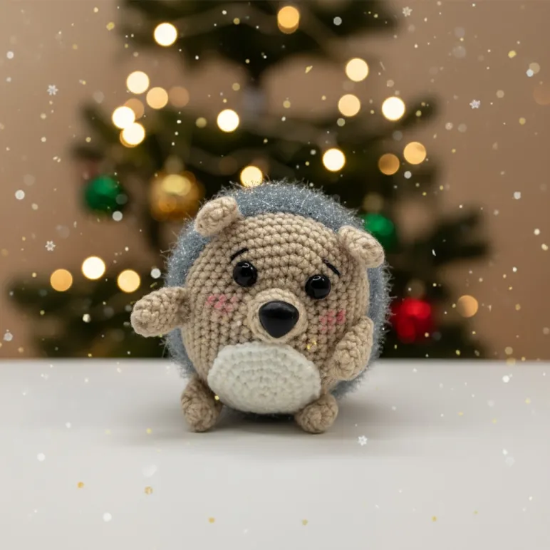 Вязаная игрушка Ёжик