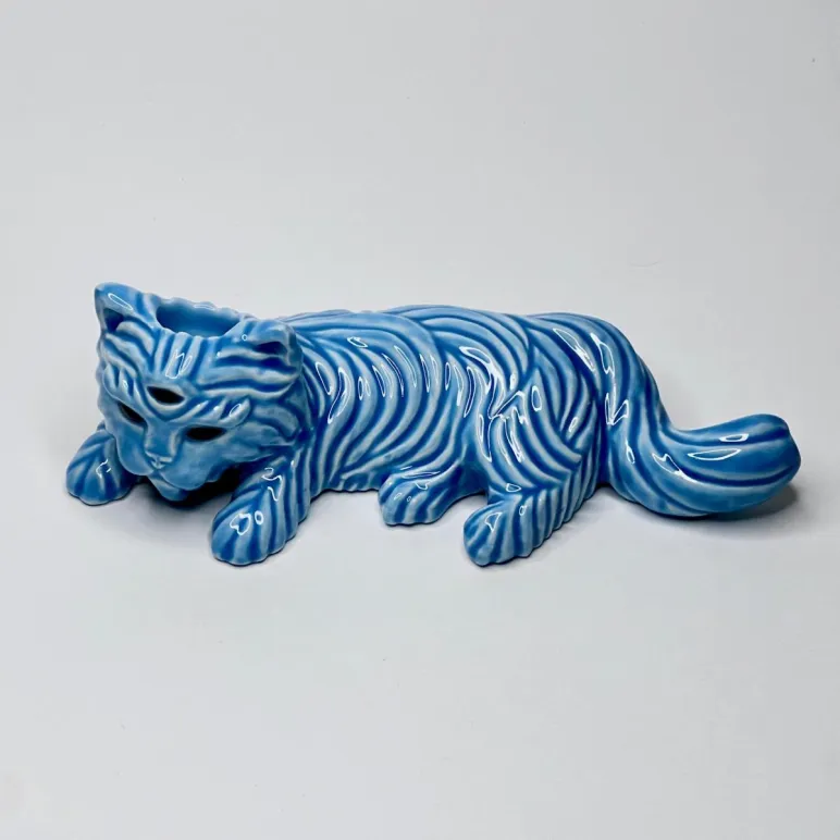 Курительная трубка Кота Морозный голубой