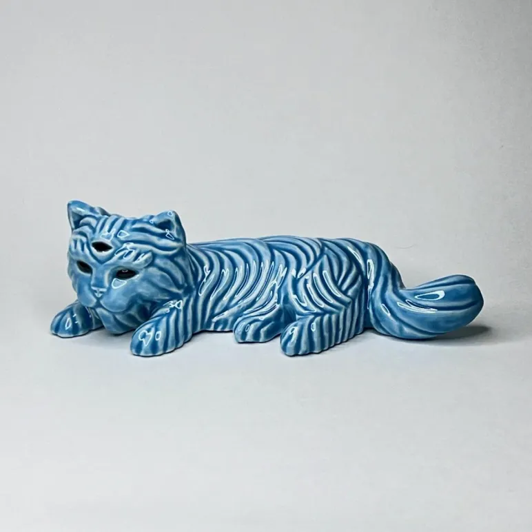 Курительная трубка Кота Морозный голубой