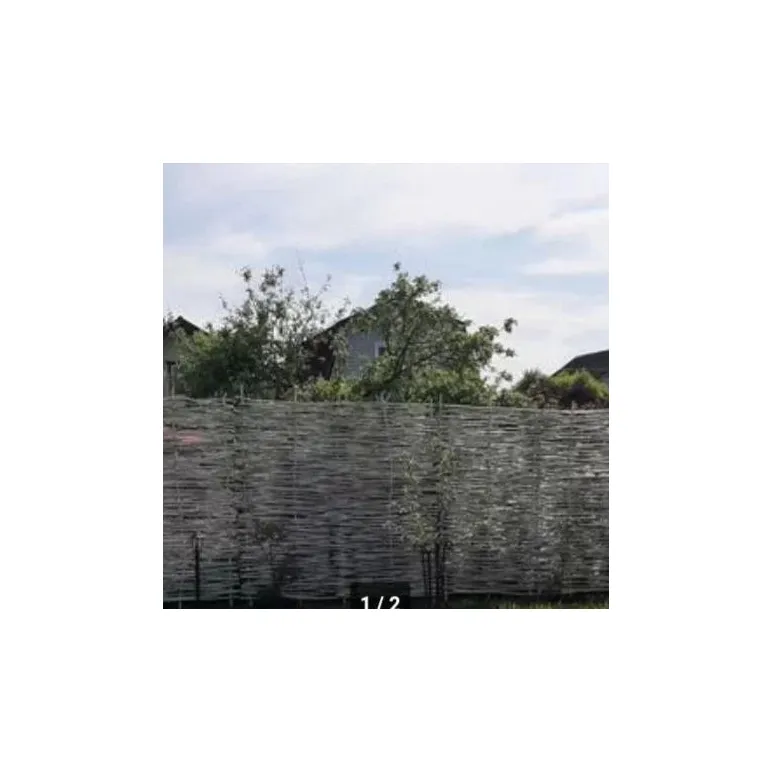 Плетеный заборчик из лозы ивы "Тын"