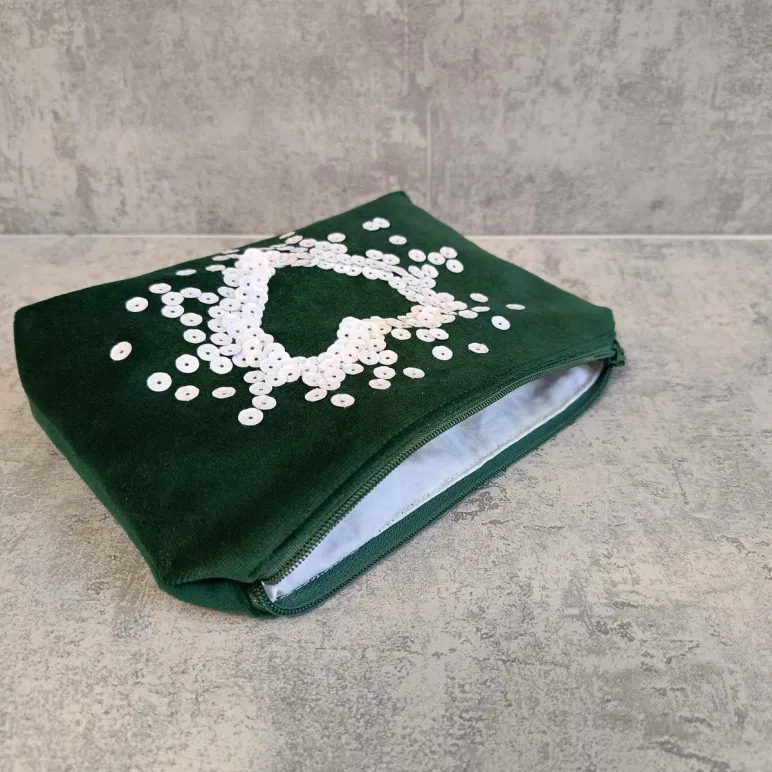 Косметичка ручной работы "Сердце"