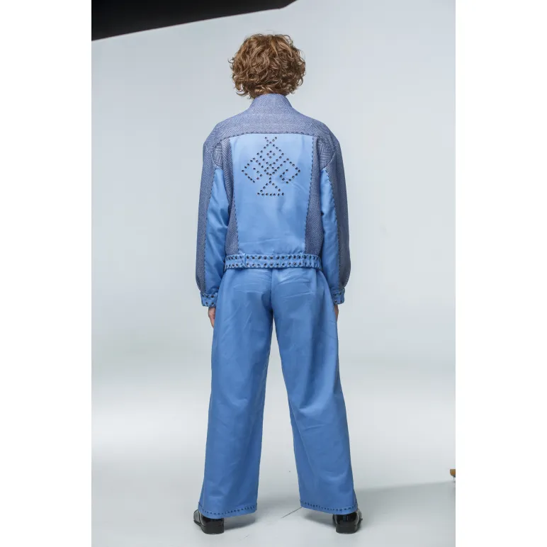 Костюм «URBAN EXPLORER»: джинс, кашемир и винтажная отделка