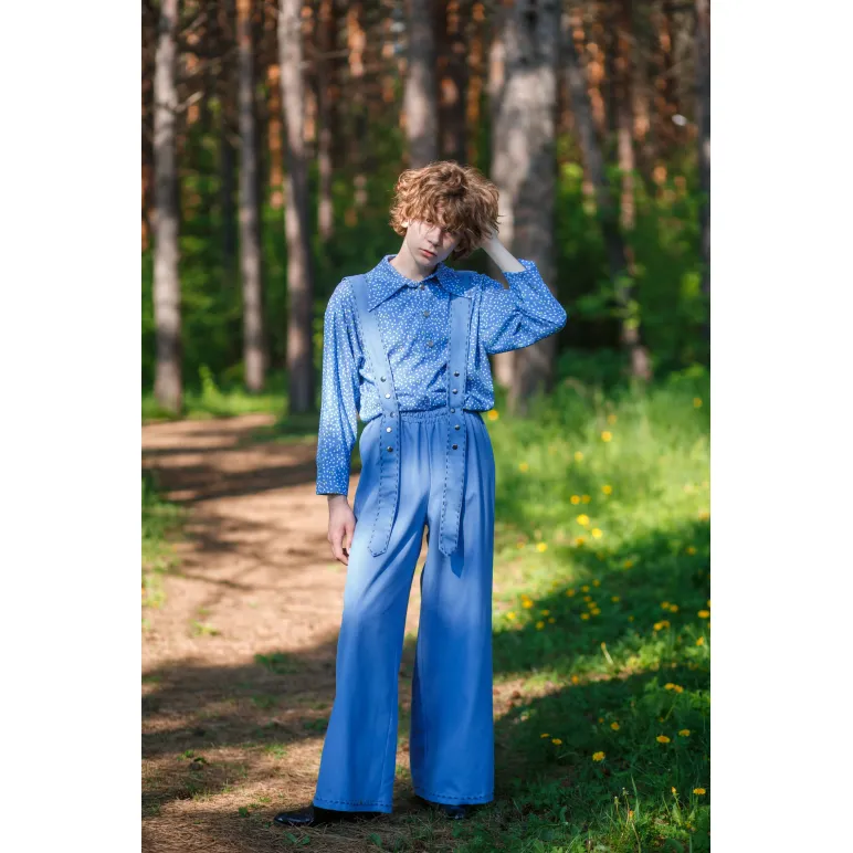 Костюм «URBAN EXPLORER»: джинс, кашемир и винтажная отделка