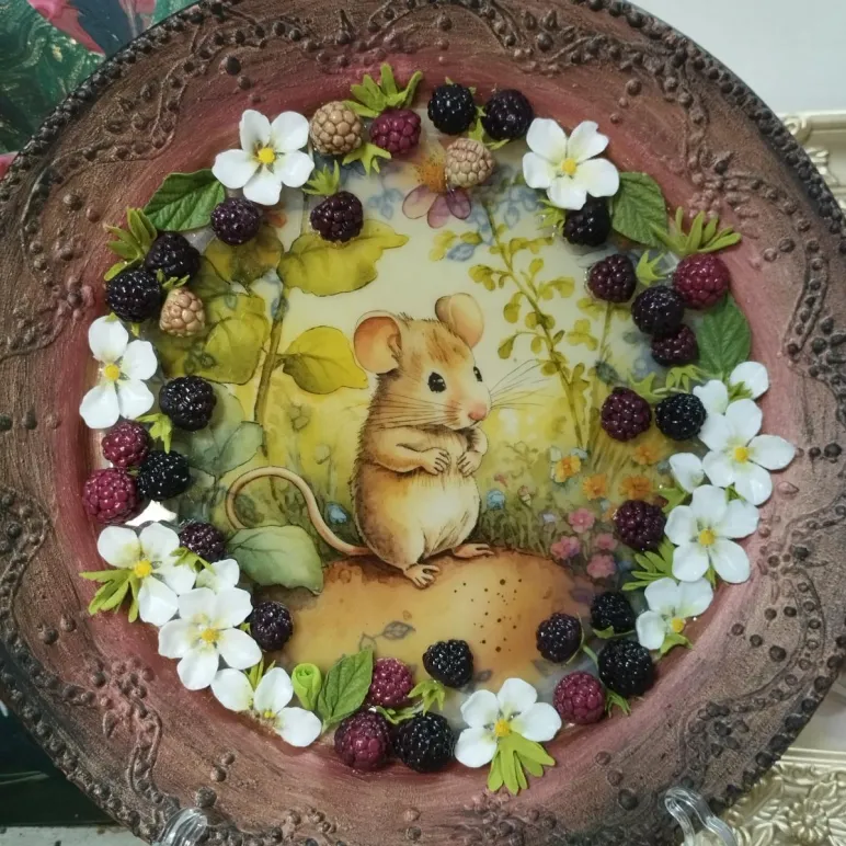 Декоративные блюдца ,тарелка