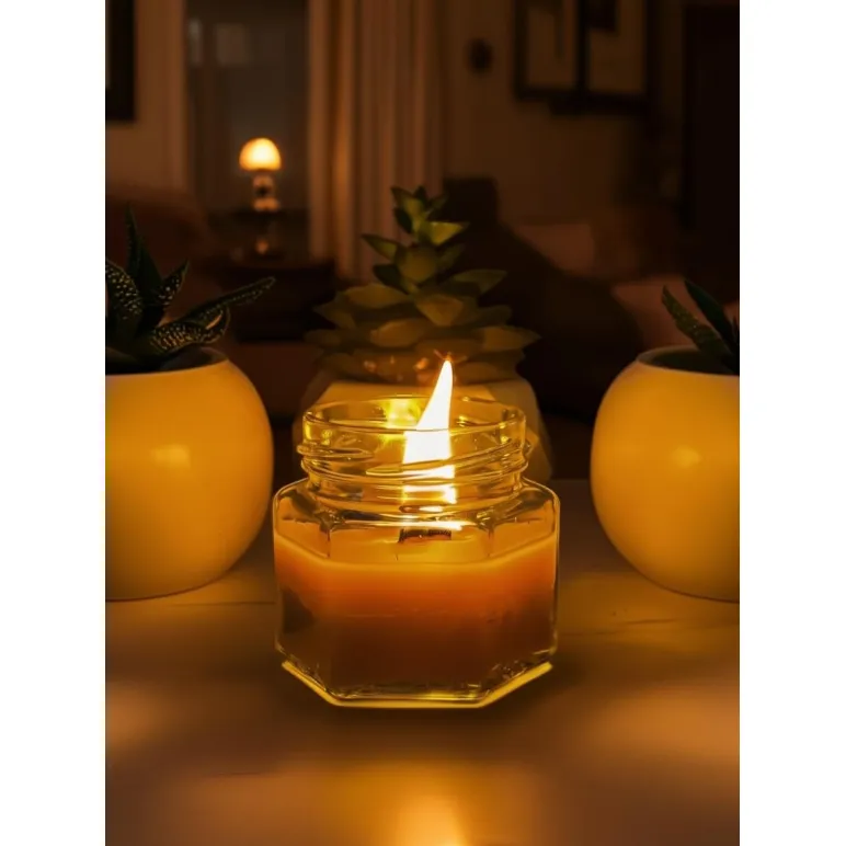 Набор «Двойной уют»: 2 свечи из пчелиного воска