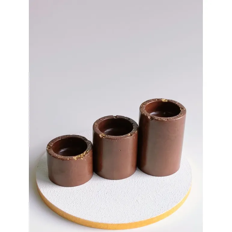 Подсвечники из гипса для чайной свечи 3 шт.