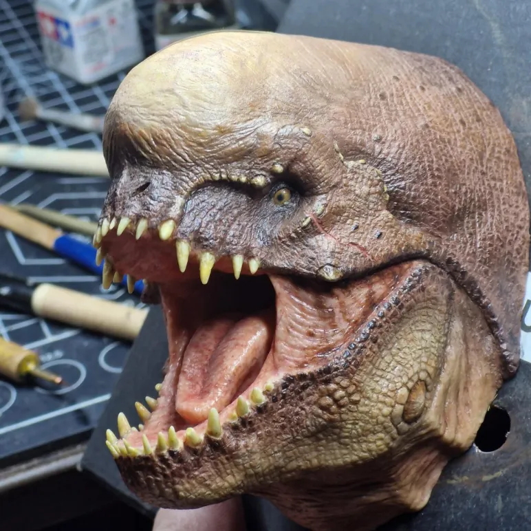 Д-рекс, голова-магнит, ручная работа, окрашенный