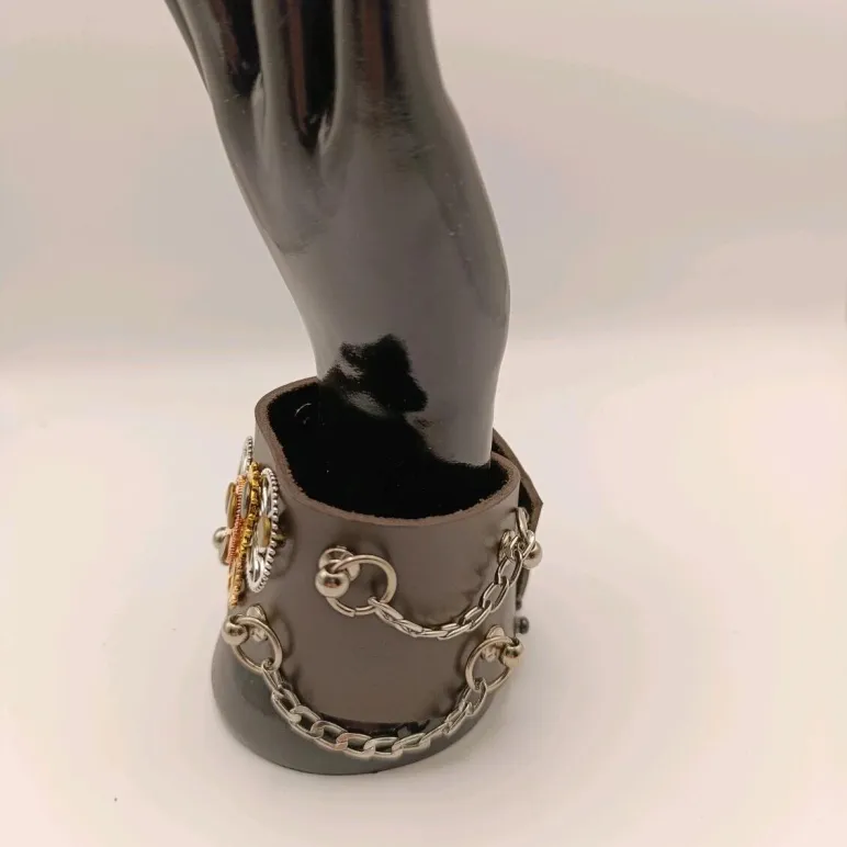 Браслет кожаный STEAMPUNK