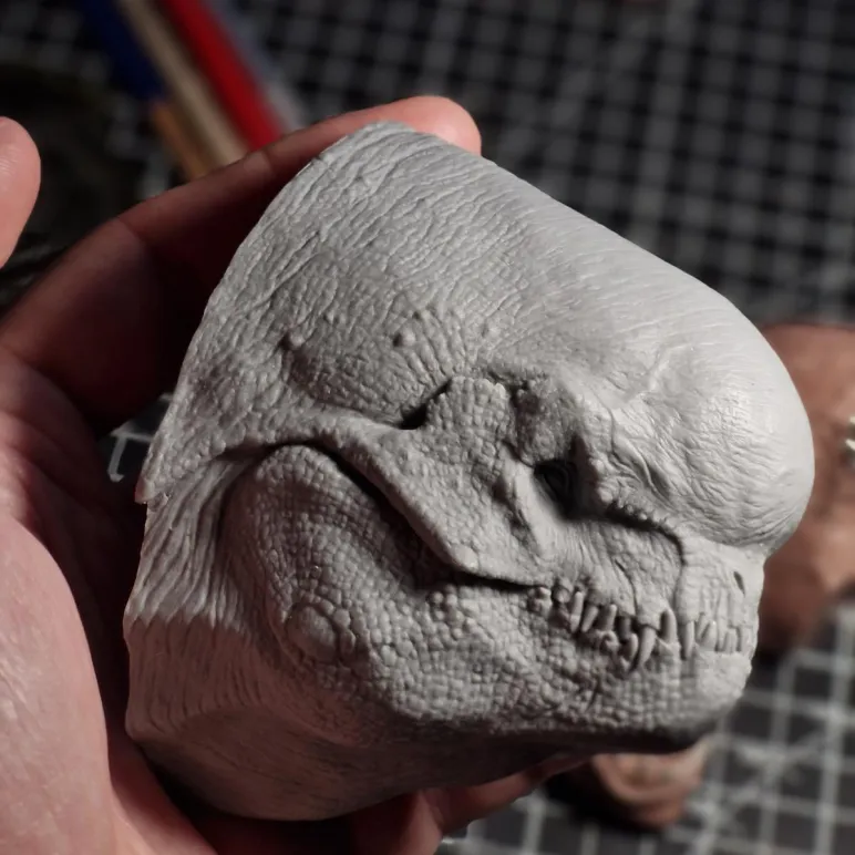 Д-рекс, голова-магнит, ручная работа