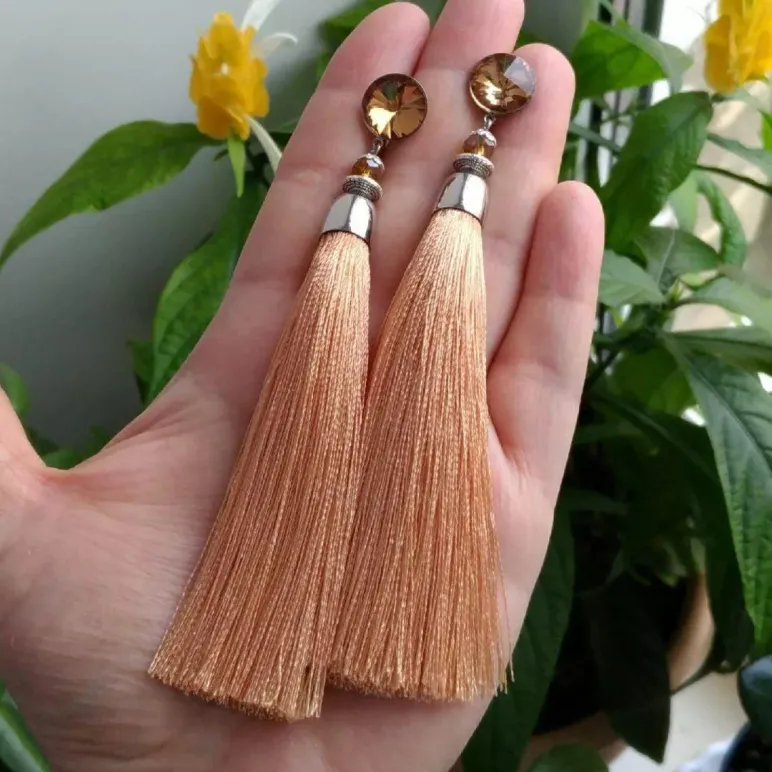 Серьги-кисти "Чудо для принессы"