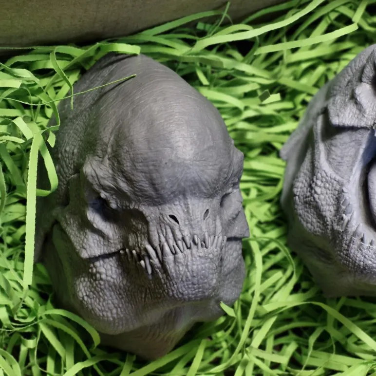 Д-рекс, голова-магнит, ручная работа