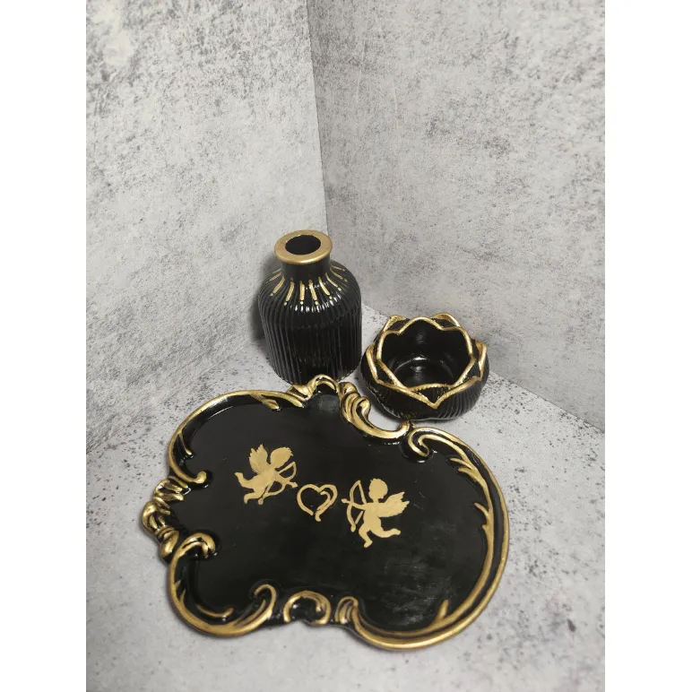 Интерьерный набор "Черное золото"