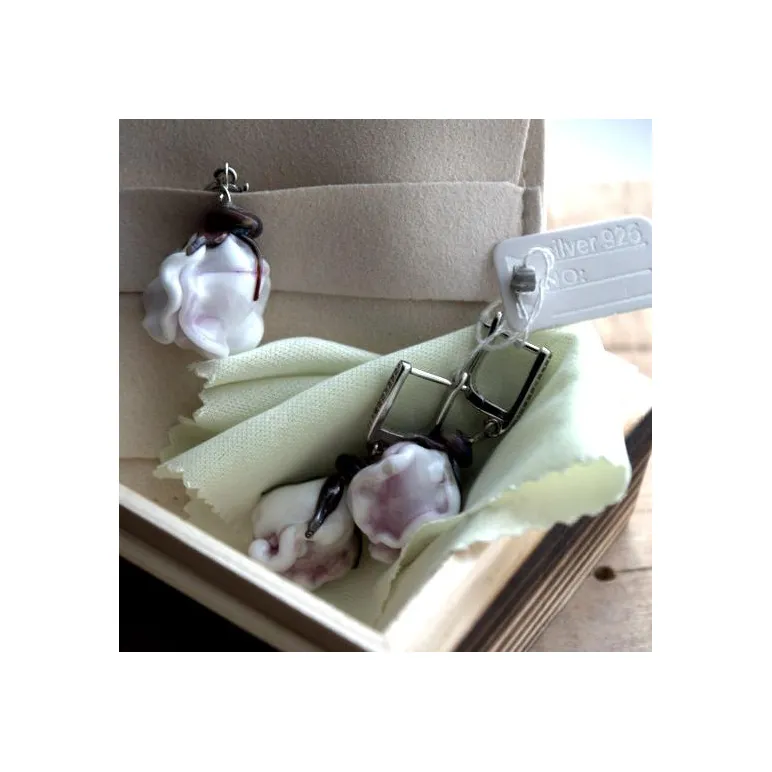 Комплект украшений "Нежные лепестки"