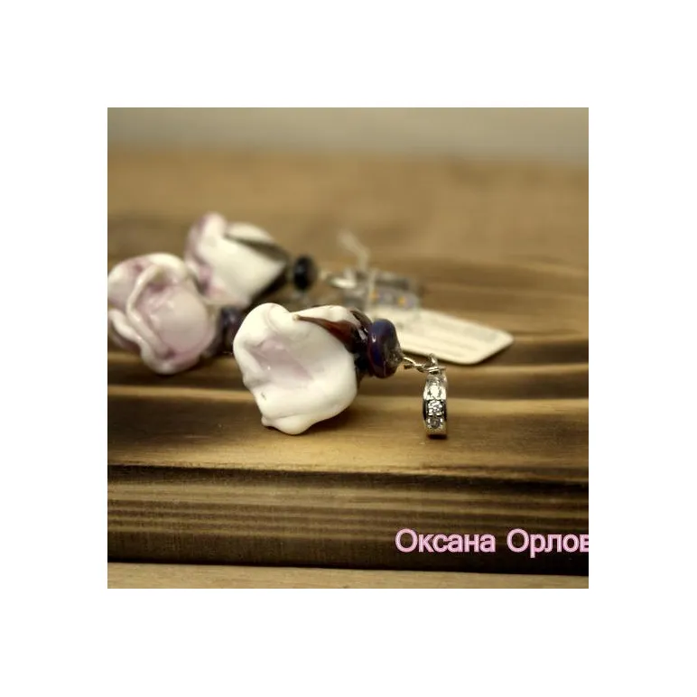 Комплект украшений "Нежные лепестки"