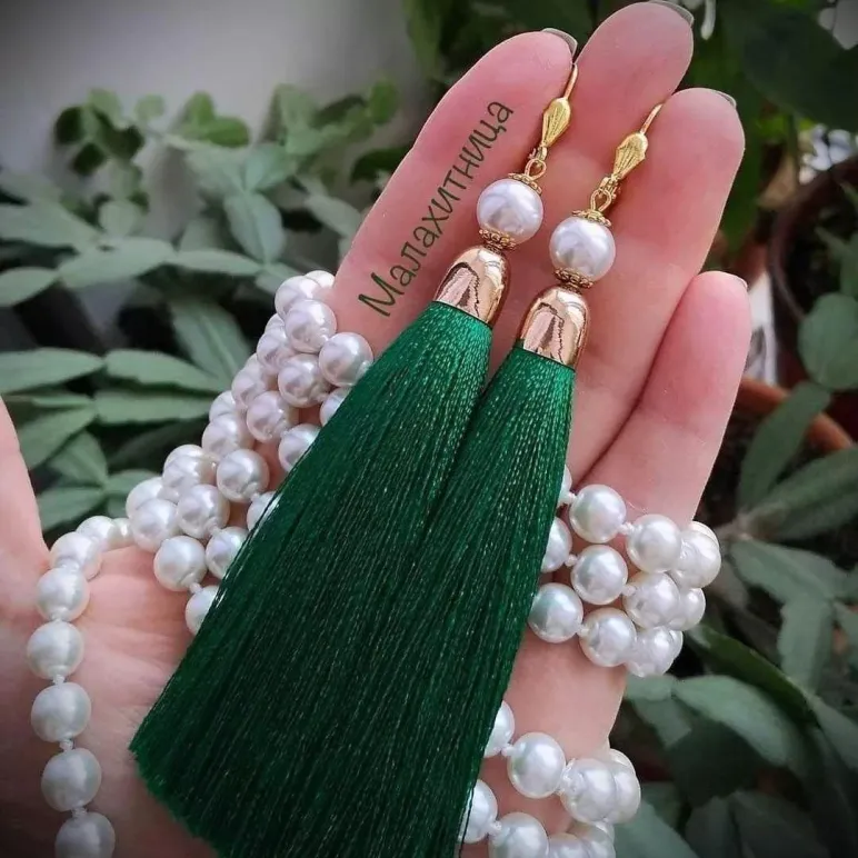 Серьги-кисти «Юная»