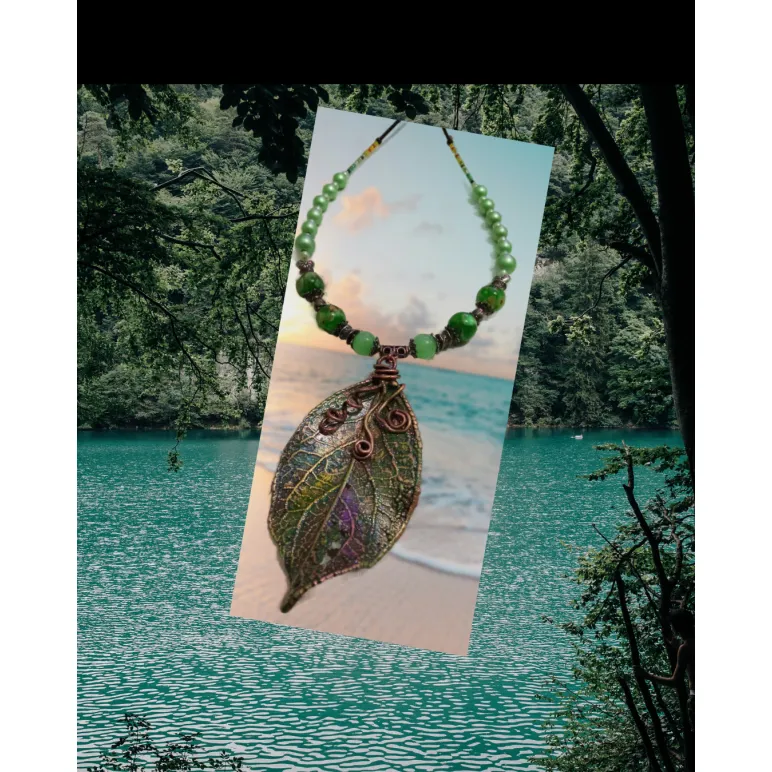 Колье "Яблоневые грёзы"