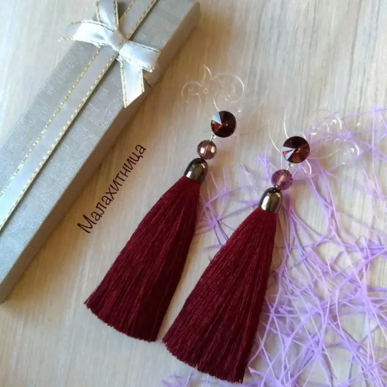 Серьги-кисти "Изабелла"