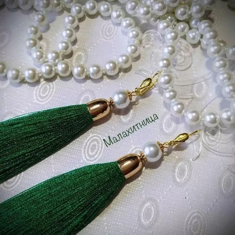 Серьги-кисти «Юная»