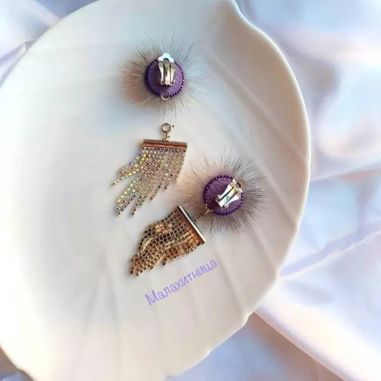 Клипсы "Сказка для Снегурочки"