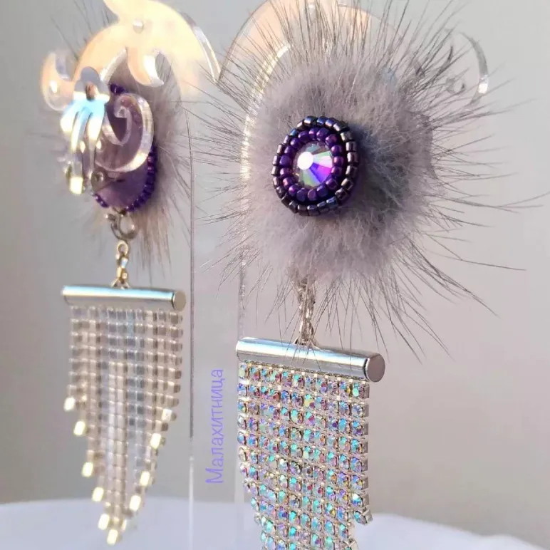 Клипсы "Сказка для Снегурочки"