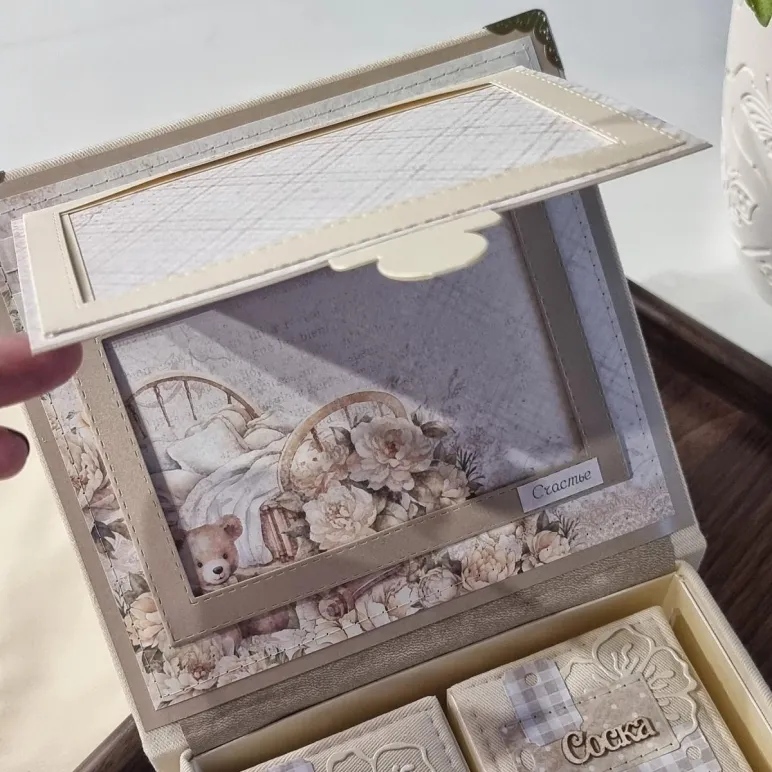 Подарочный набор для новорожденного, первый фотоальбом