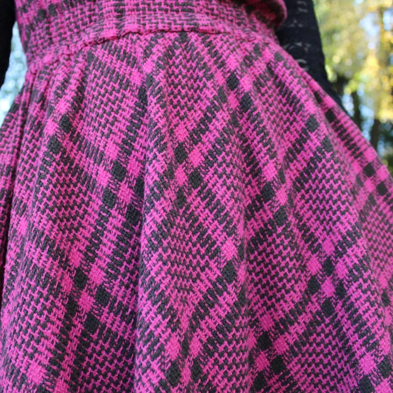 Сарафан теплый в стиле бохо с подъюбником