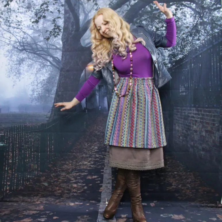 Юбка двойная. Юбка на осень-зиму