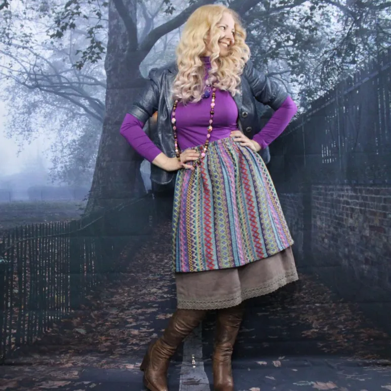 Юбка двойная. Юбка на осень-зиму