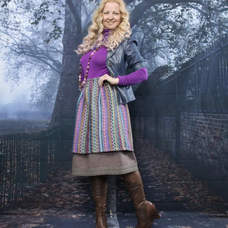 Юбка двойная. Юбка на осень-зиму