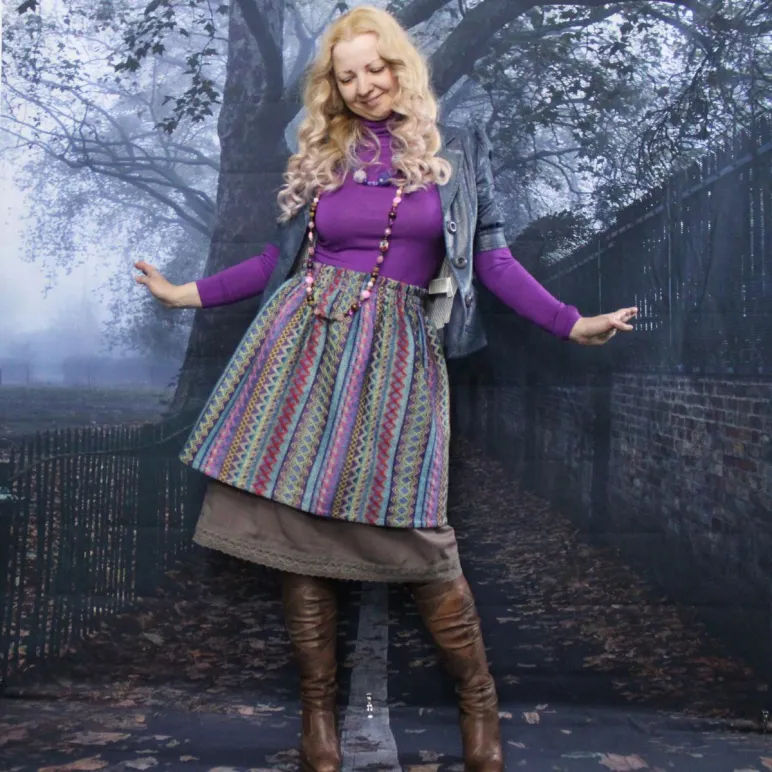 Юбка двойная. Юбка на осень-зиму