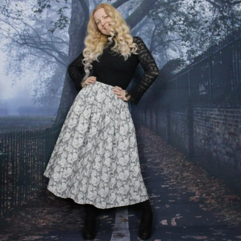 Красивая юбка из жаккарда. Юбка на осень-зиму