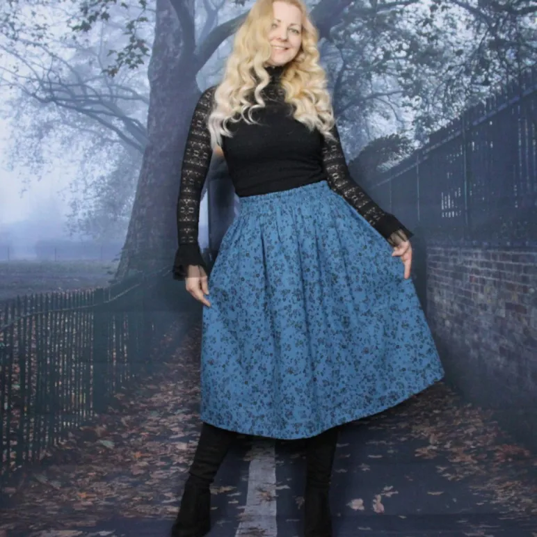 Юбка фланелевая пышненькая на осень-зиму