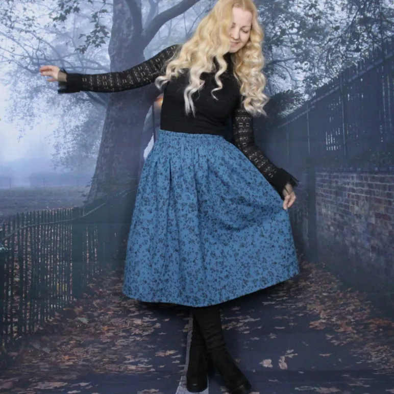 Юбка фланелевая пышненькая на осень-зиму