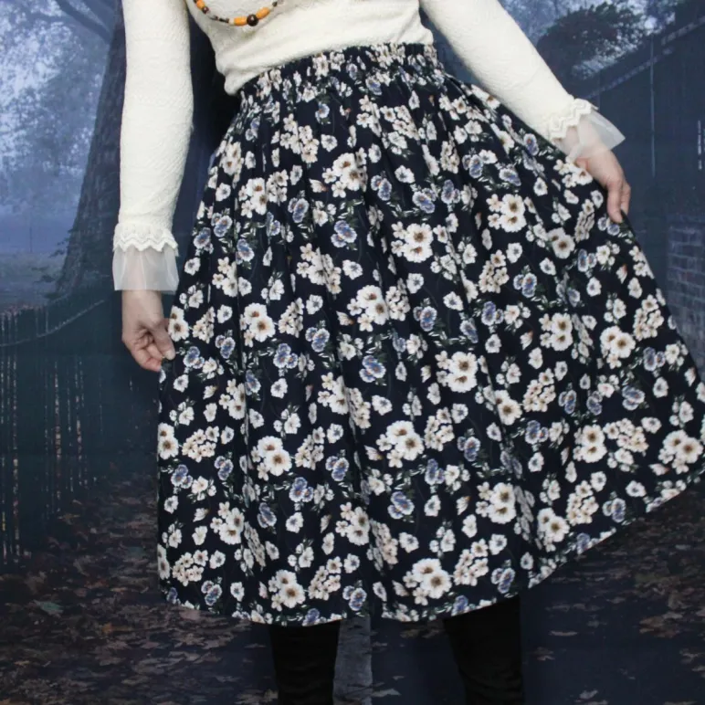 Юбка фланелевая пышненькая на осень-зиму