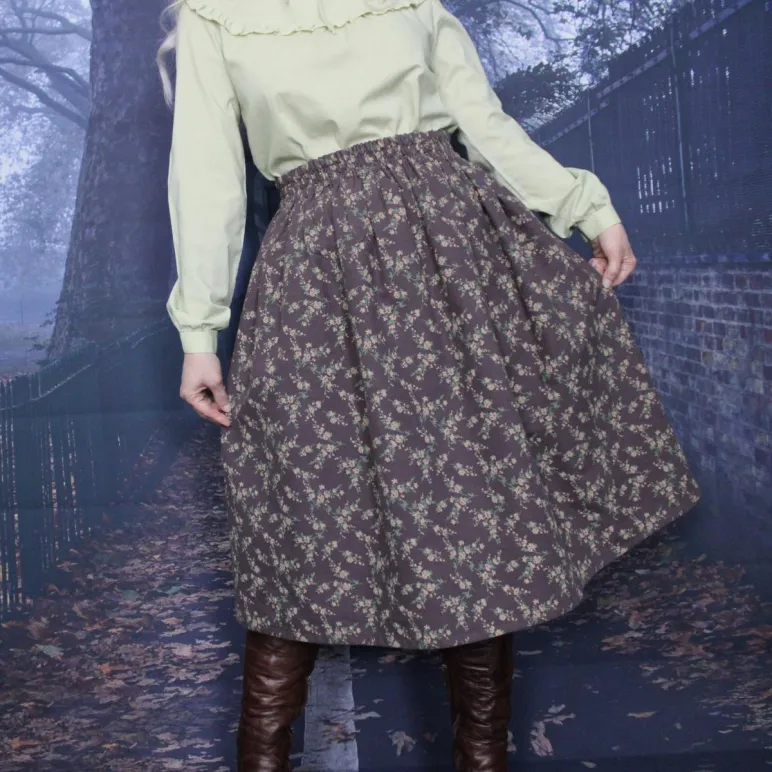 Юбка фланелевая пышненькая на осень-зиму