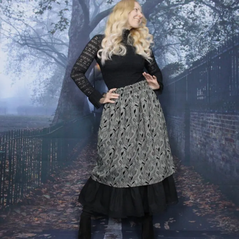 Юбка твидовая двойная. Юбка на осень-зиму