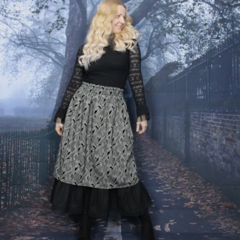 Юбка твидовая двойная. Юбка на осень-зиму