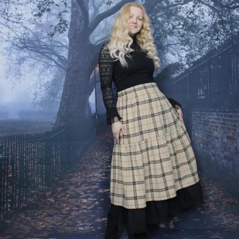 Юбка с подъюбником. Юбка теплая зимняя