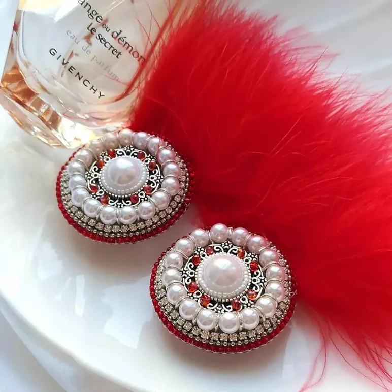 Серьги "Влюбленная королева"