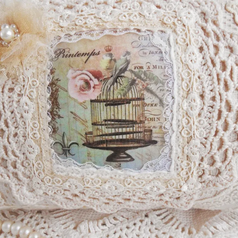 Косметичка в винтажном стиле