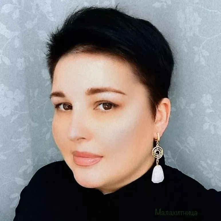 Серьги с розовым кварцем «Любовное настроение».