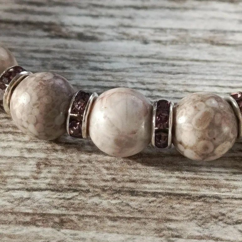 Браслет из майфан с агатом и тигровым глазом