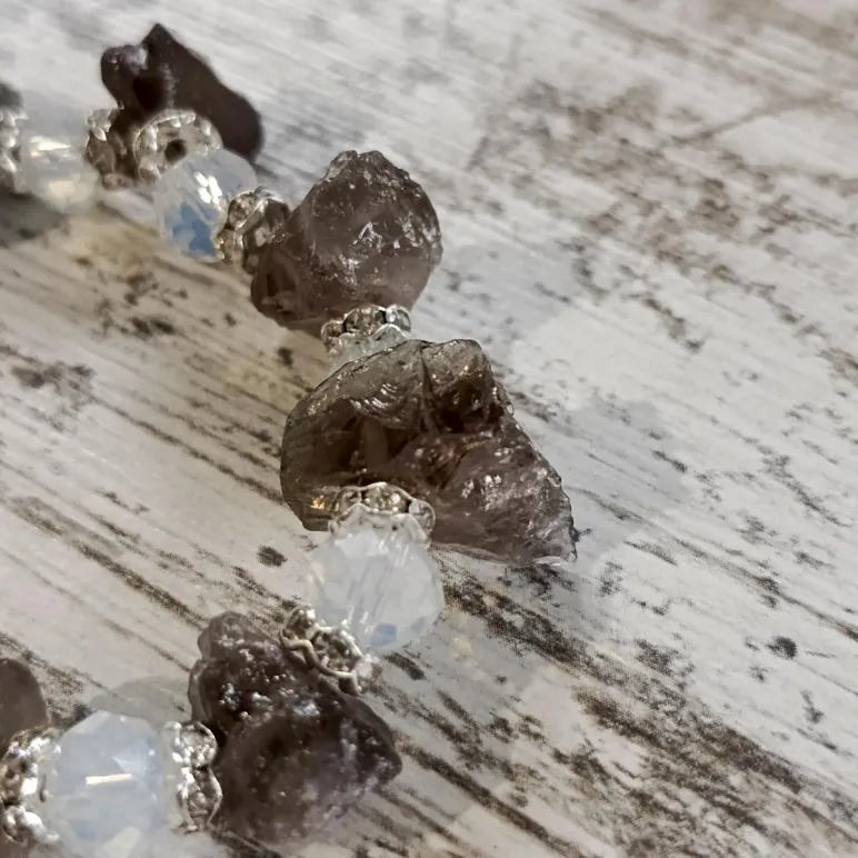 Браслет из раухтопаза