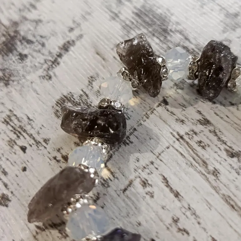 Браслет из раухтопаза