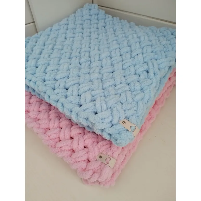 Детский вязанный плед